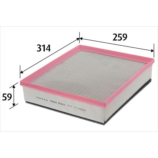 585550 - Air filter 