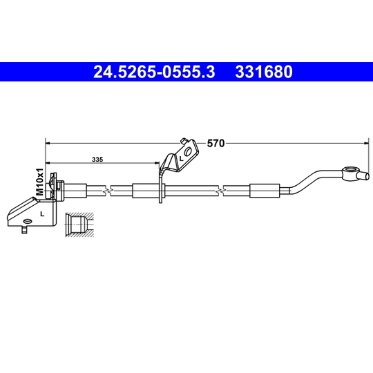 24.5265-0555.3 - Bromsslang 