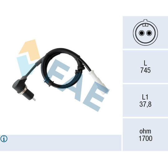 78555 - Sensor, wheel speed 