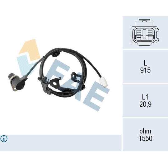 78558 - Sensor, wheel speed 