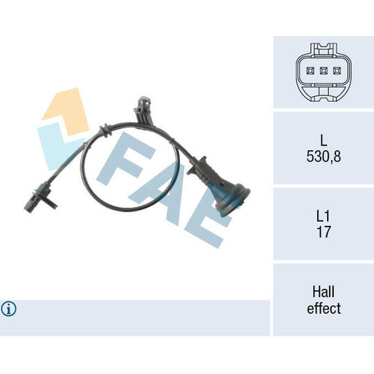 78566 - Sensor, wheel speed 