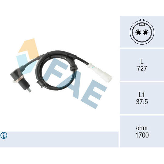 78575 - Sensor, wheel speed 