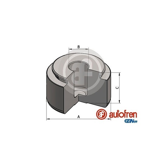 D025814 - Piston, brake caliper 