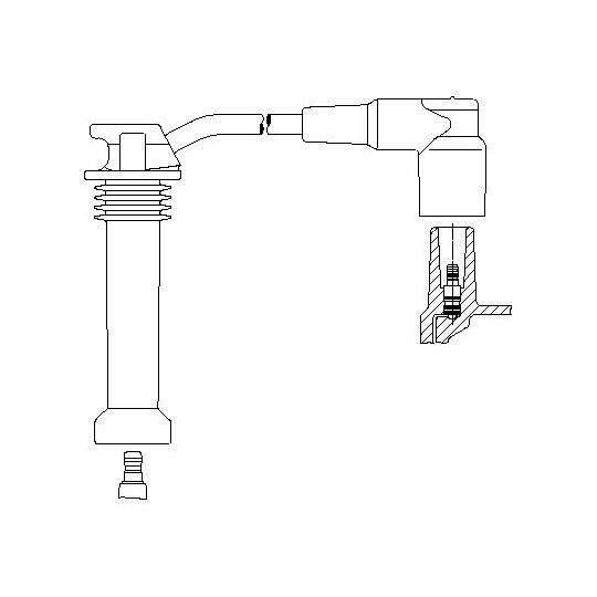 8A19/46 - Ignition Cable 