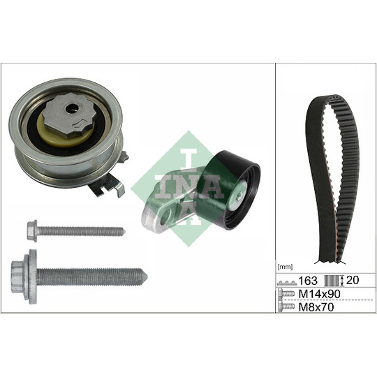 530 0846 10 - Timing Belt Set 