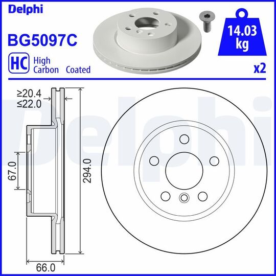 BG5097C - Brake Disc 