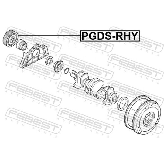 PGDS-RHY - Belt Pulley, crankshaft 