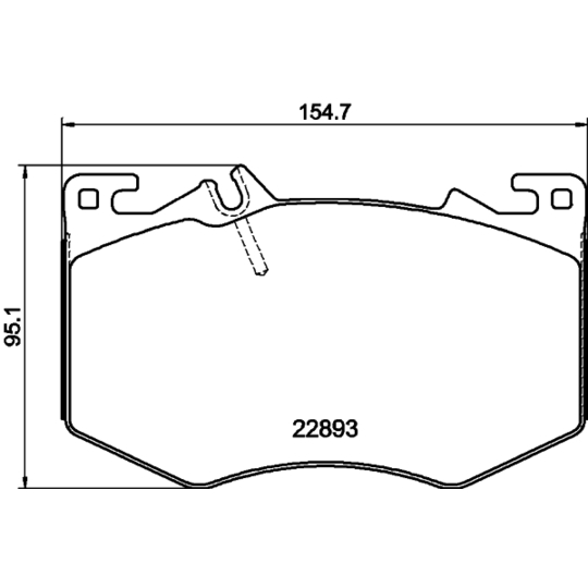 MDB4189 - Brake Pad Set, disc brake 