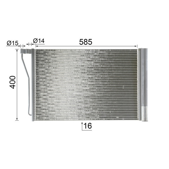 AC 781 000P - Lauhdutin, ilmastointilaite 