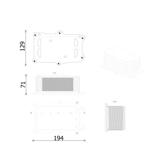 CLC 317 000S - Oil Cooler, engine oil 