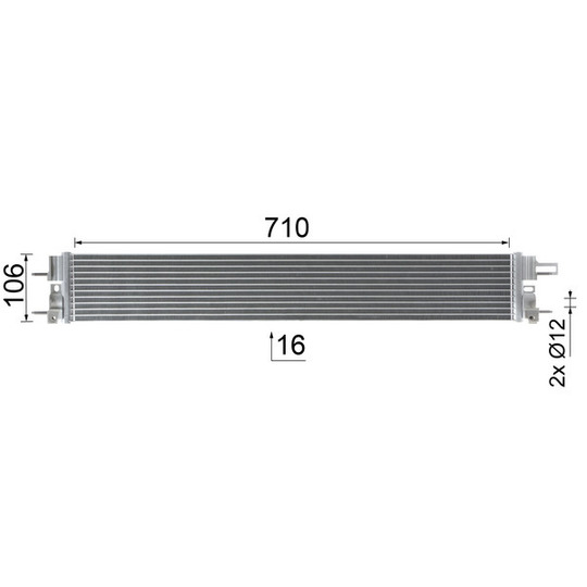 AC 1126 000P - Lauhdutin, ilmastointilaite 