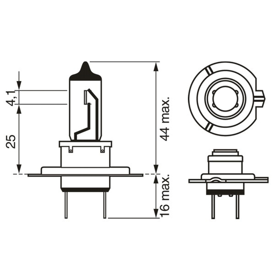 1 987 301 411 - Bulb, headlight 