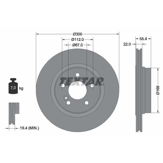 92176203 - Brake Disc 