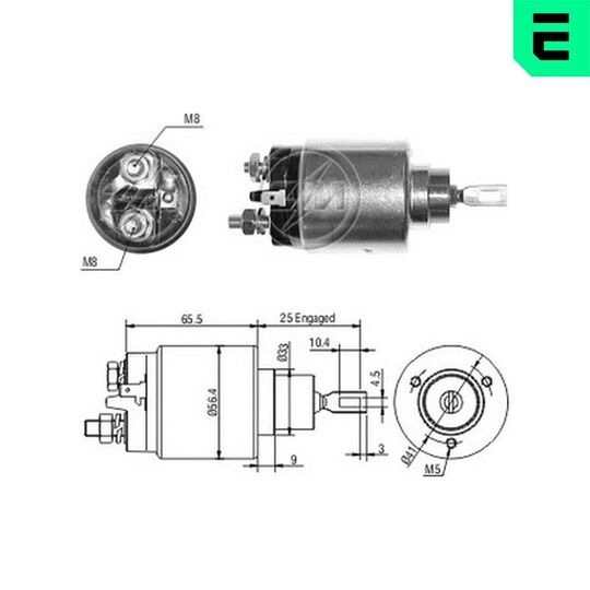 ZM2777 - Solenoid Switch, starter 