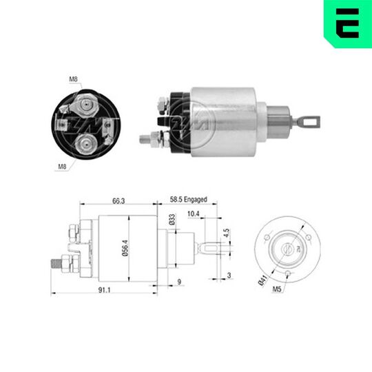 ZM5773 - Solenoid Switch, starter 