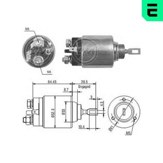 ZM374 - Magnetlülitus, starter 