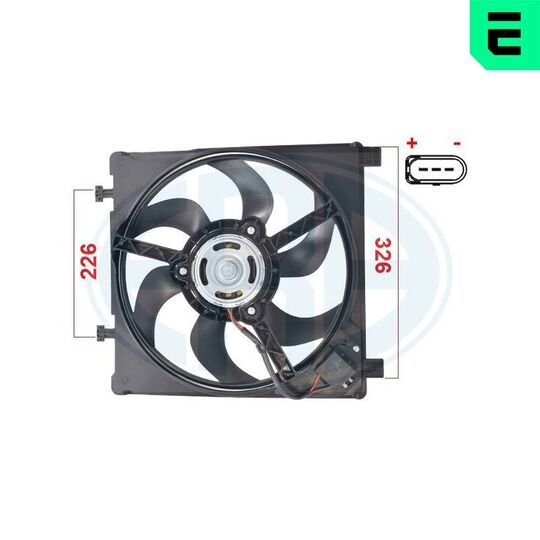 352122 - Fan, radiator 