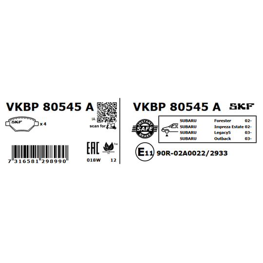 VKBP 80545 A - Jarrupala, levyjarru 