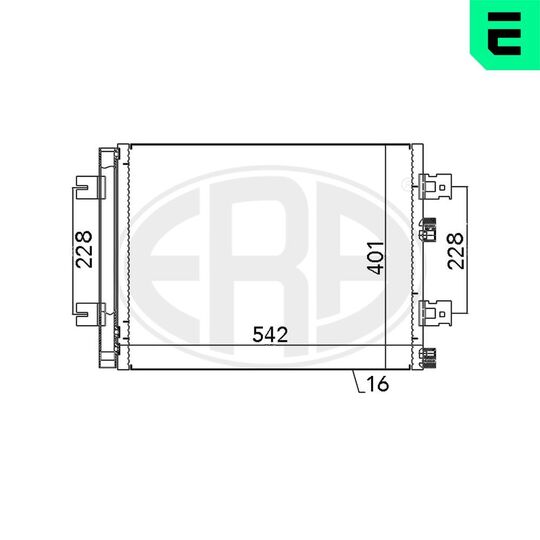 667130 - Condenser, air conditioning 