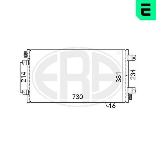 667030 - Condenser, air conditioning 