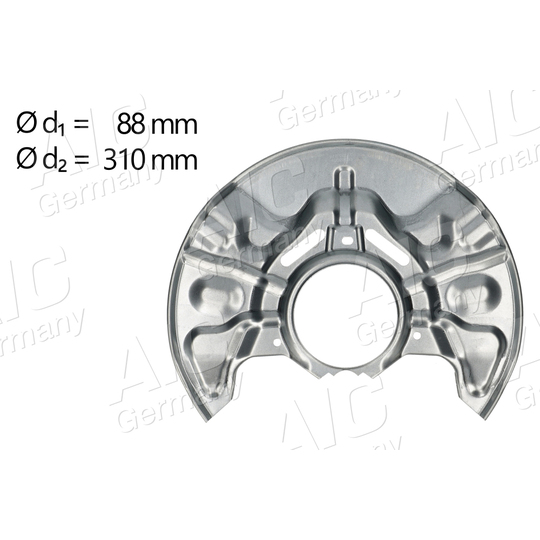 71380 - Splash Panel, brake disc 