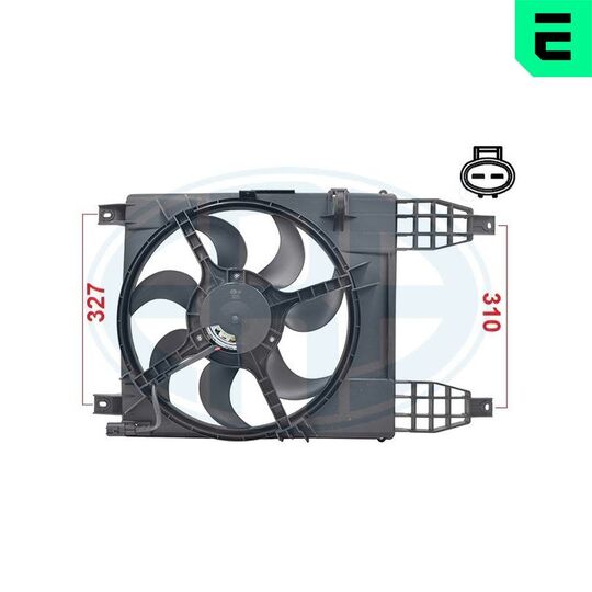 352088 - Fan, radiator 