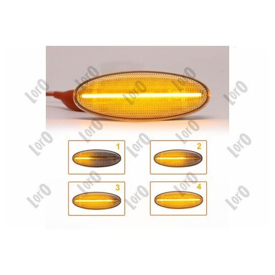 L30-140-004LED-D - Blinklyktor, sats 