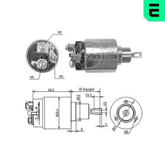 ZM3775 - Solenoid Switch, starter 