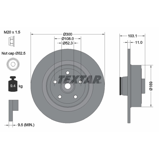 92239603 - Brake Disc 