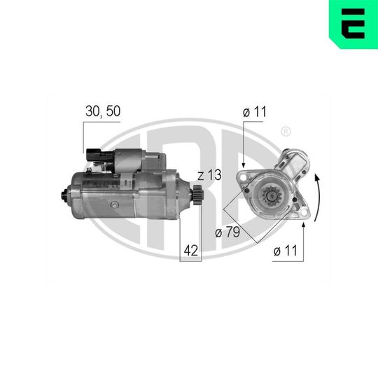 220590 - Startmotor 