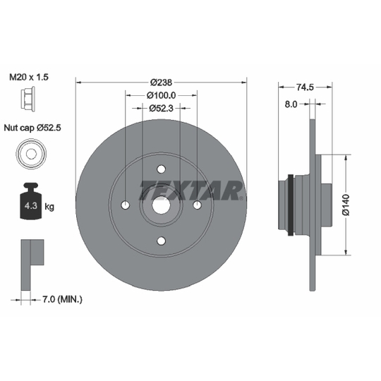 92242103 - Brake Disc 