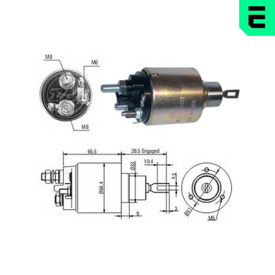 ZM3479 - Solenoid Switch, starter 