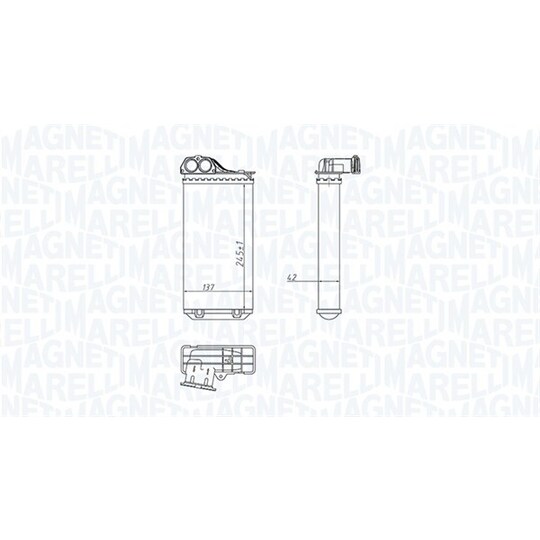 350218411000 - Heat Exchanger, interior heating 