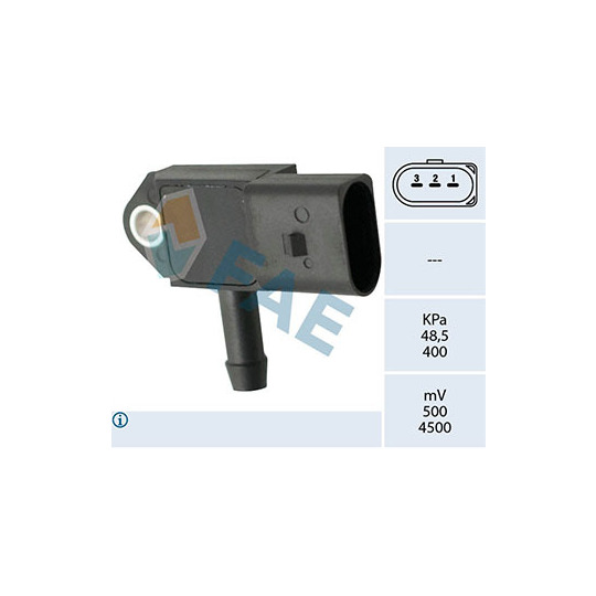 16133 - Sensor, exhaust pressure 