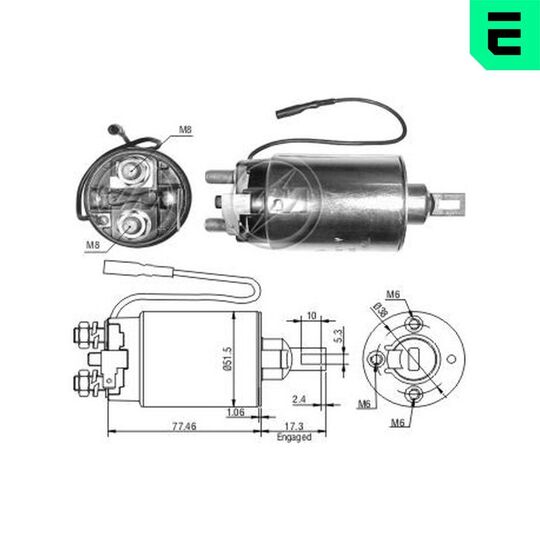 ZM796 - Magnetlülitus, starter 