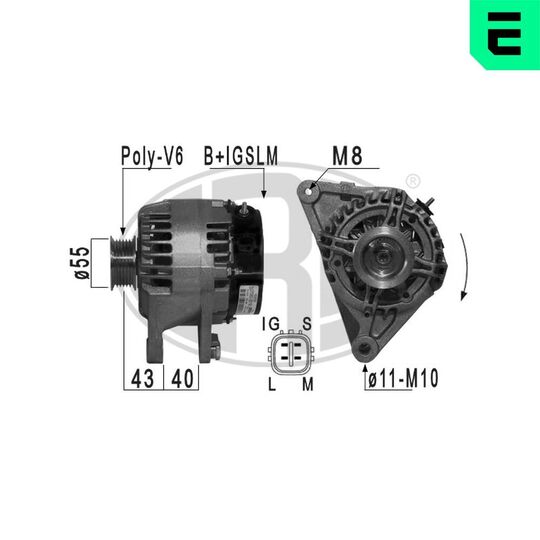 210980A - Alternator 