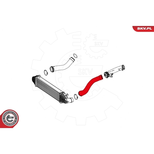 24SKV624 - Charger Air Hose 