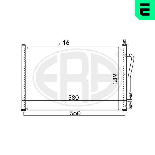 667007 - Condenser, air conditioning 