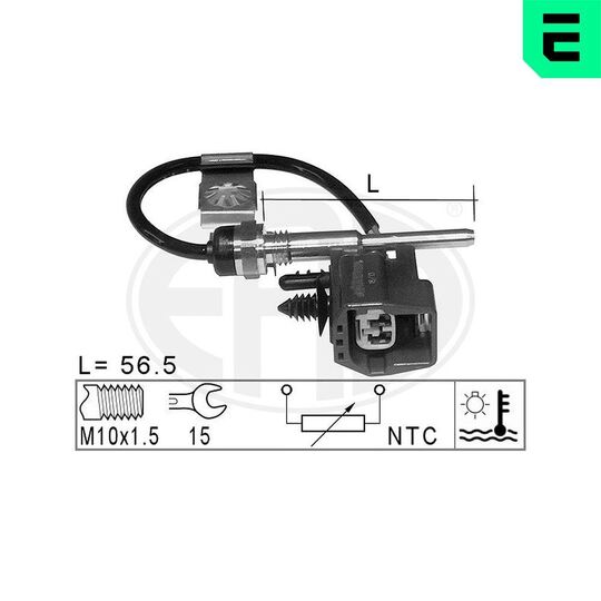 330792 - Sensor, kylmedietemperatur 