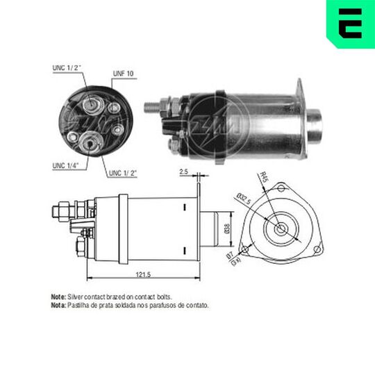 ZM460 - Solenoid Switch, starter 