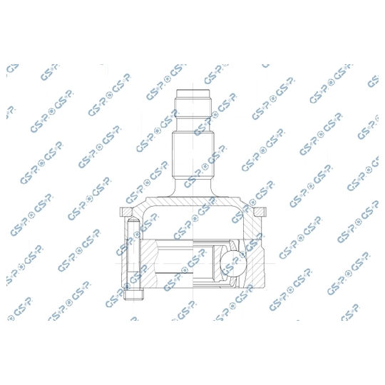 635018 - Ledsats, drivaxel 