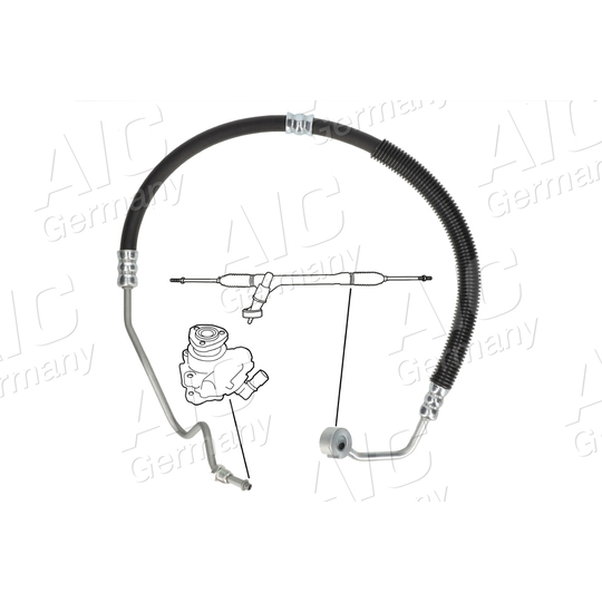 58556 - Hydraulic Hose, steering system 