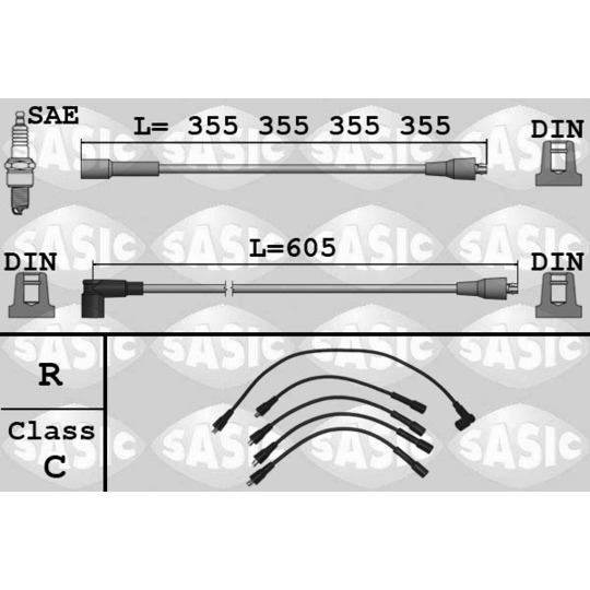 9284017 - Ignition Cable Kit 