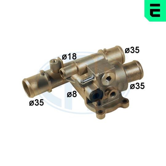 350018 - Thermostat, coolant 