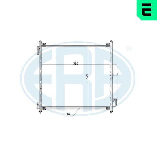 667262 - Condenser, air conditioning 