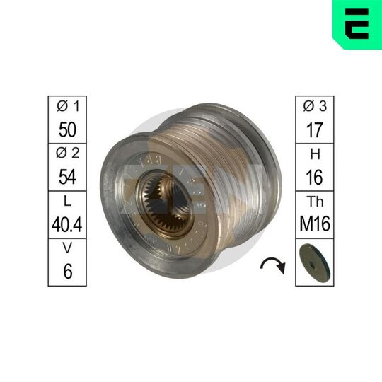 ZN5381 - Alternator Freewheel Clutch 