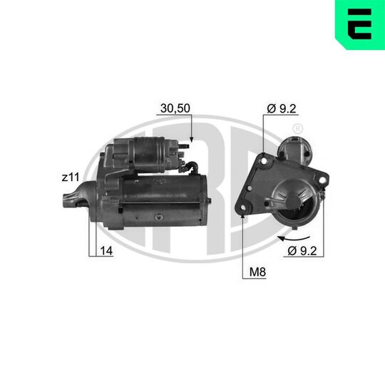 220451 - Startmotor 