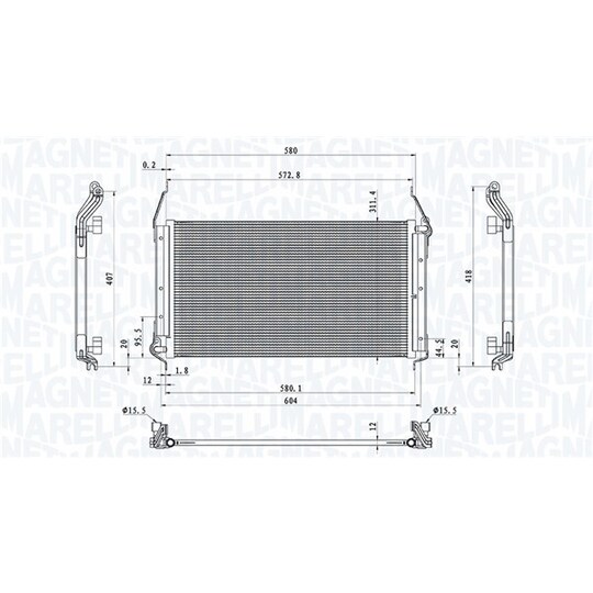 350203801000 - Condenser, air conditioning 