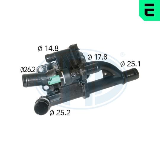 350402A - Thermostat, coolant 