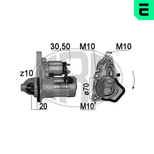 220846 - Startmotor 